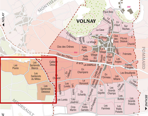 伯恩丘最值得关注的红葡萄酒村——沃尔奈