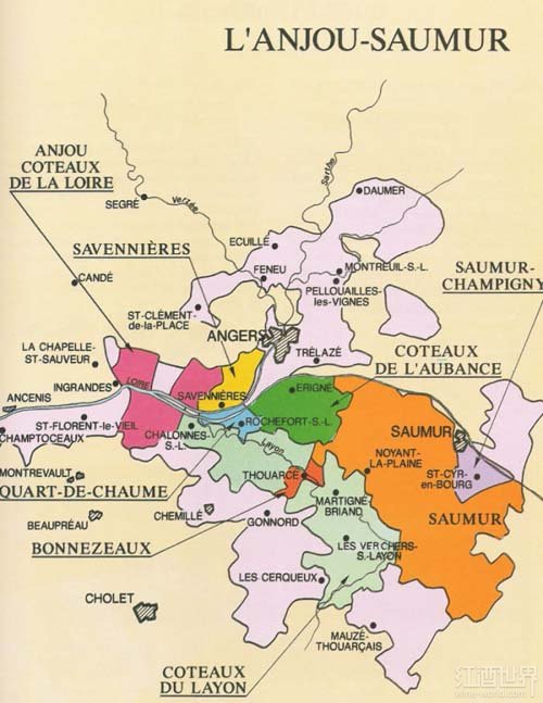 奥本斯山坡(Coteaux de l'Aubance)