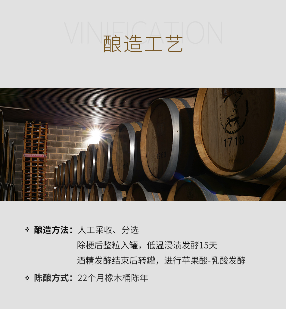 2017年贺兰芳华酒庄171赤霞珠红葡萄酒